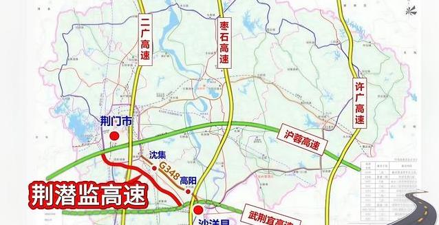 荆门到监利以前2.5小时，现在这条高速建成后会变成什么样？